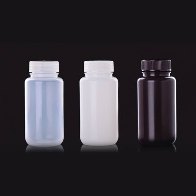 250ml Laboratory Clear Plastic Wide Mouth Liquid Medicine Reagent Bottles For Chemicals