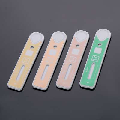 Household plastic cassette for rapid test urine test strip