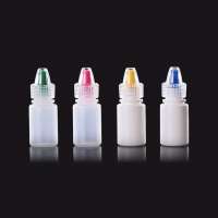 5ml ldpe white plastic liquid dropper bottle